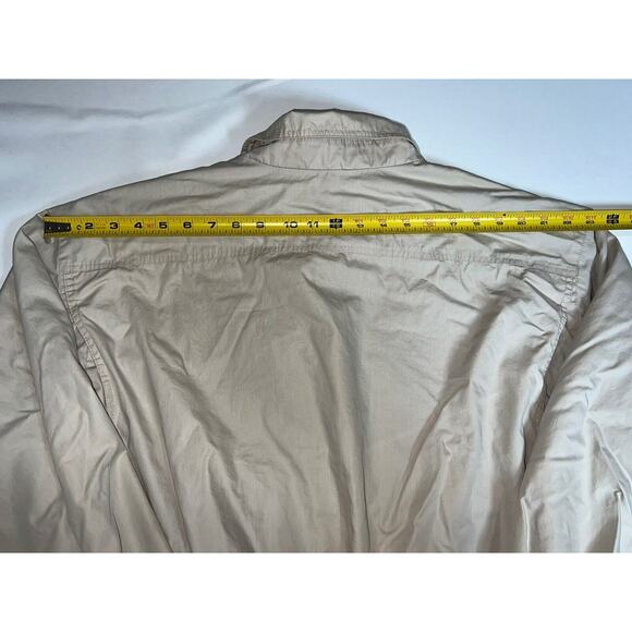 Members Only Jacket Size 42 Beige Khaki Bomber Pockets 1980s Vintage AS IS *READ - Picture 8 of 15